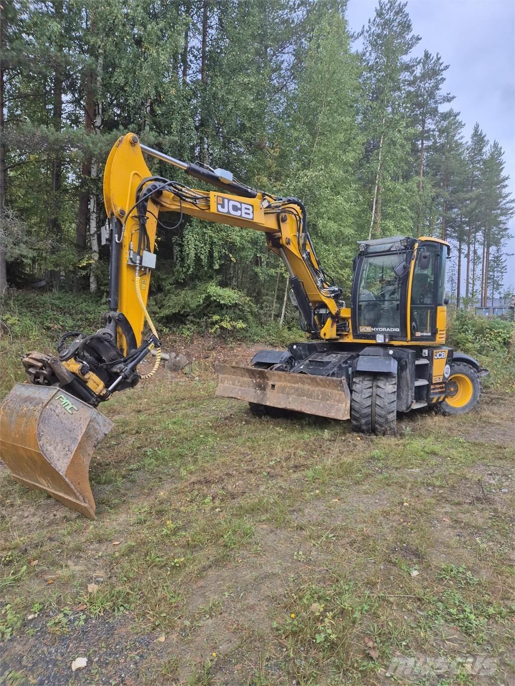 JCB 110W Hydradig Gravemaskiner på hjul