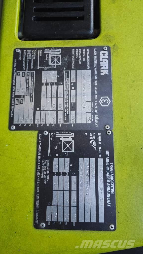 Clark TM 12 SN El gaffeltrucks