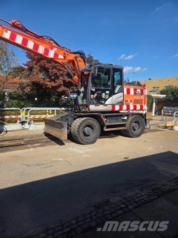 Hitachi Zaxis 140 W Gravemaskiner på hjul
