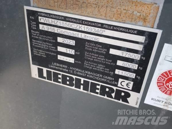 Liebherr A 916 Comp Gravemaskiner på hjul