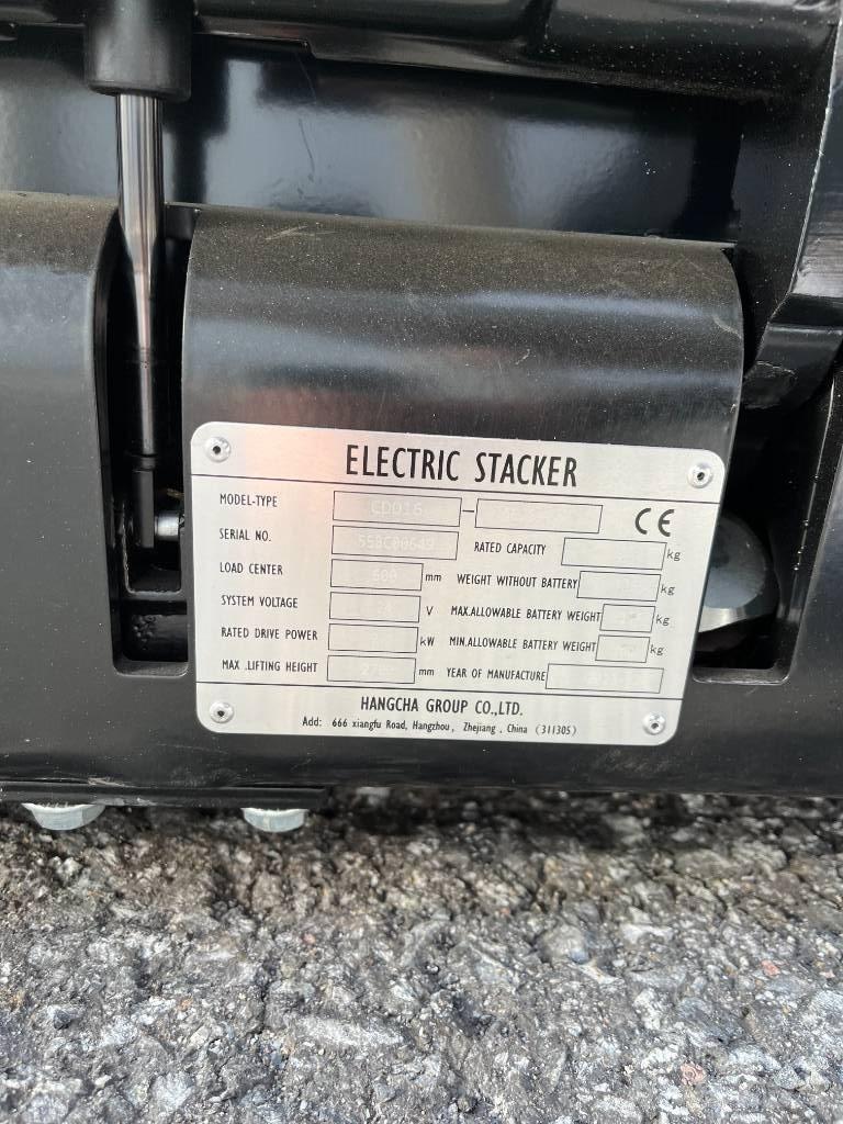 Hangcha CDD16-AC2S Selvkørende stablere