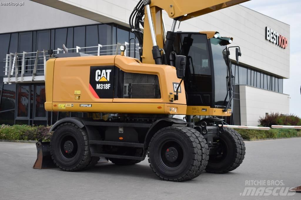 CAT M 318 F Gravemaskiner på hjul