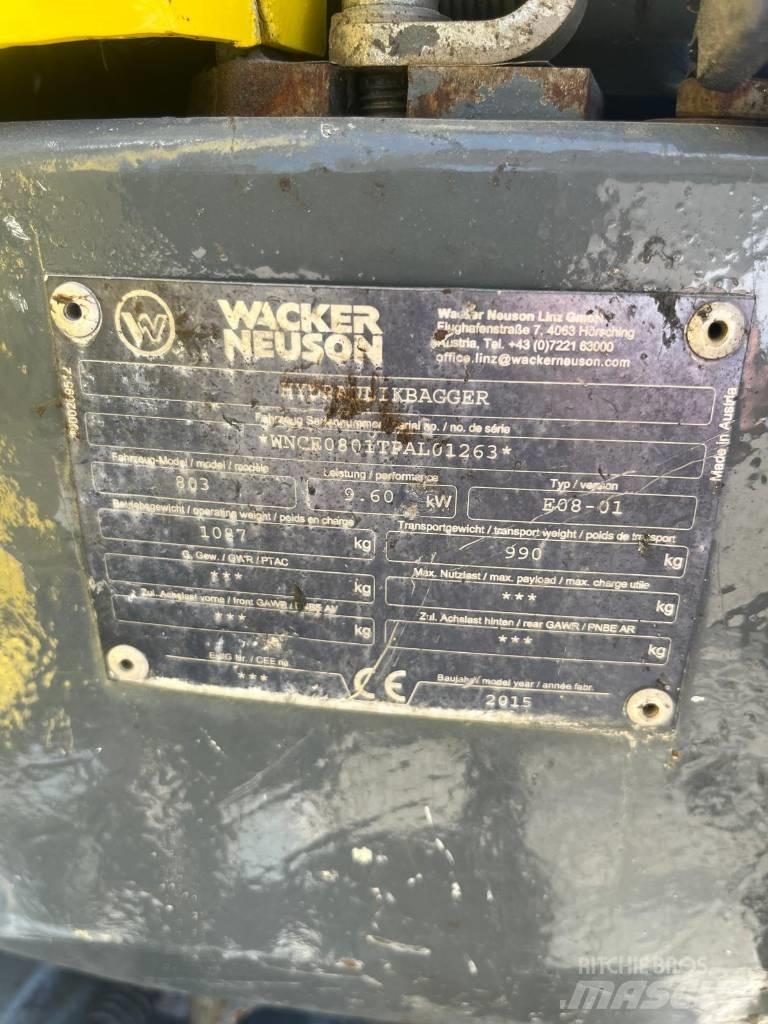 Wacker Neuson 803 RD Minigravemaskiner