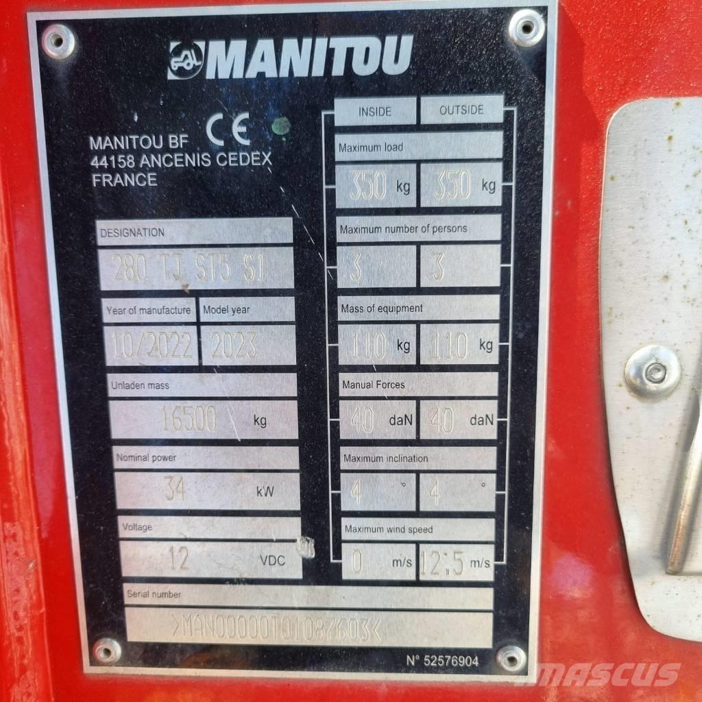 Manitou 280 TJ Teleskoplifte