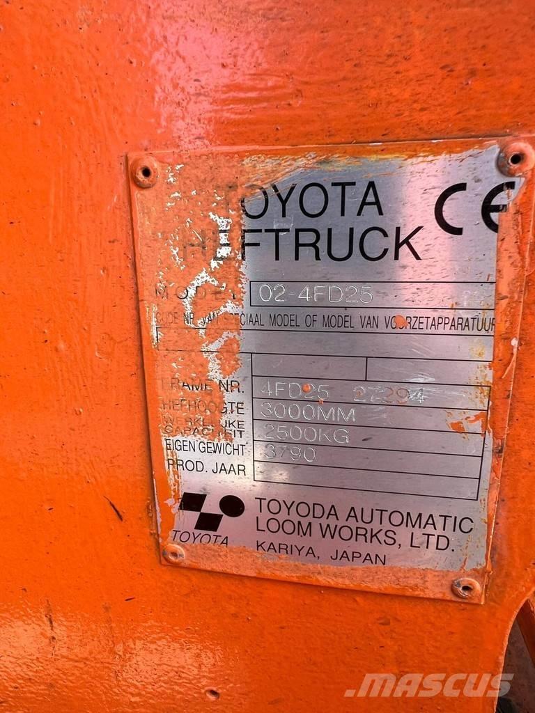 Toyota 02-4FD25 Diesel gaffeltrucks