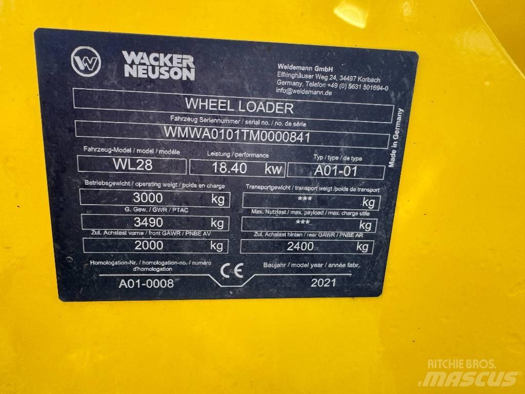 Wacker Neuson WL28 Læssemaskiner på hjul