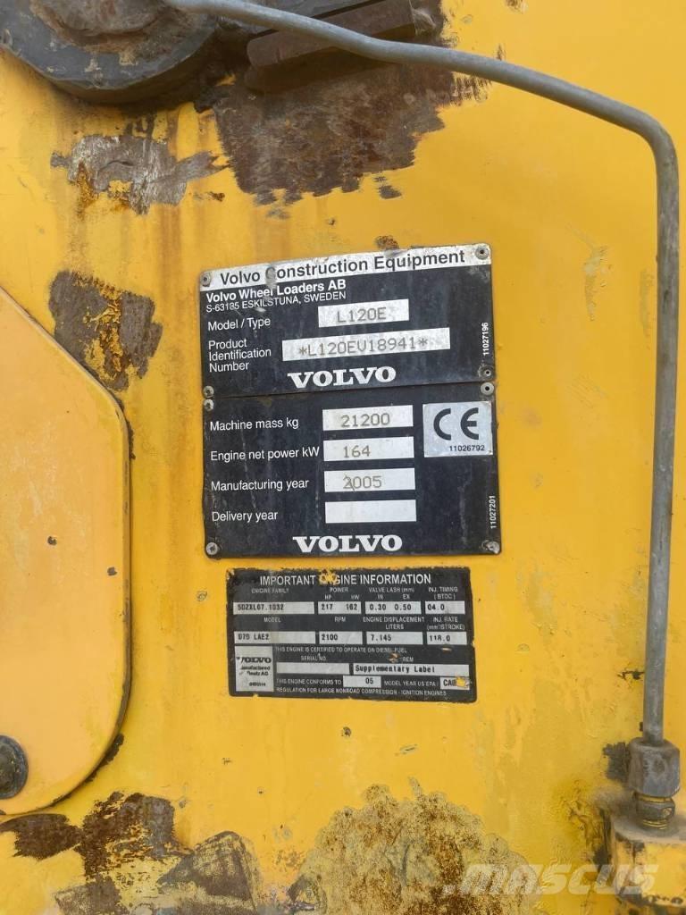 Volvo L 120 E Læssemaskiner på hjul