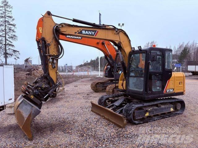 Sany SY75C Midi-gravemaskiner 7t - 12t