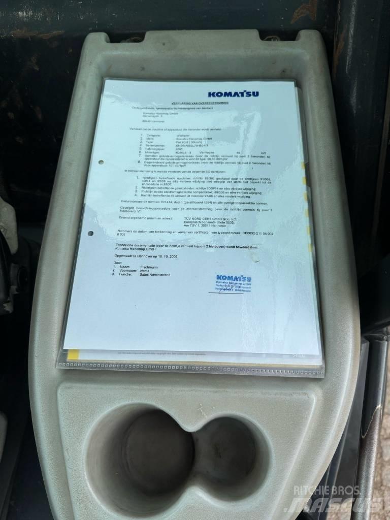 Komatsu WA 80-5 Læssemaskiner på hjul