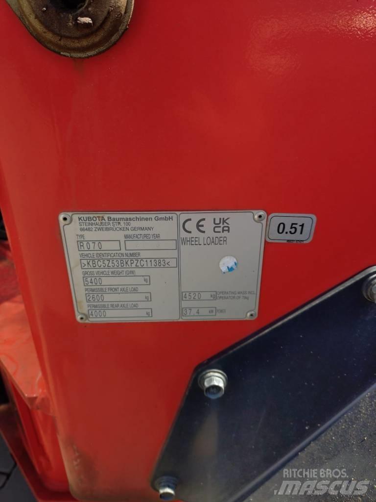 Kubota R 070 Læssemaskiner på hjul