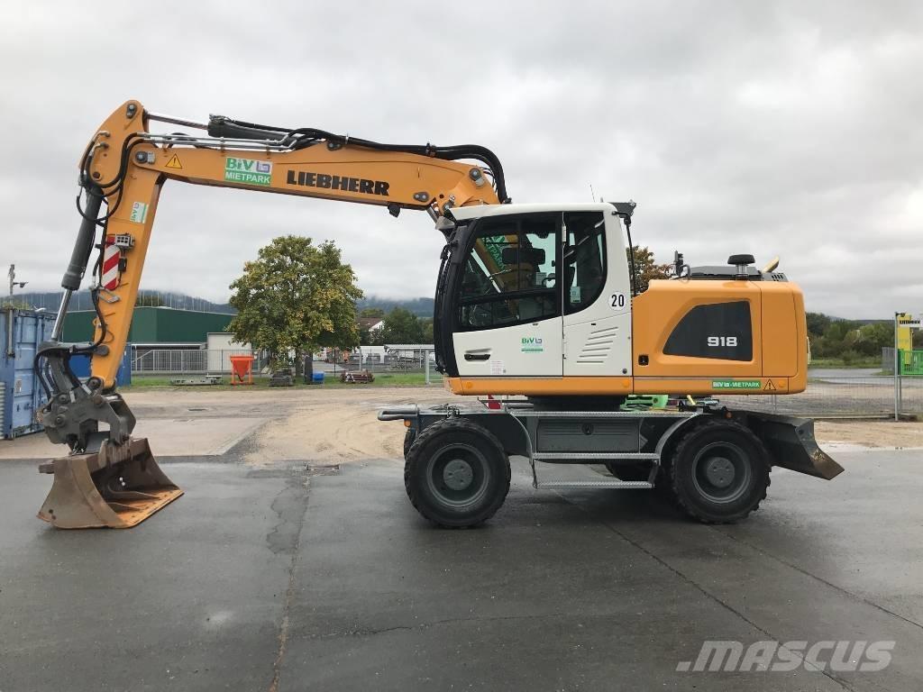 Liebherr A 918 Gravemaskiner på hjul