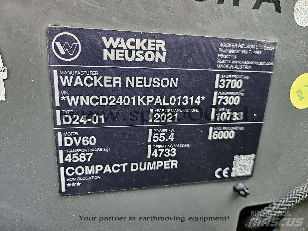 Wacker Neuson DV 60 Dumpere