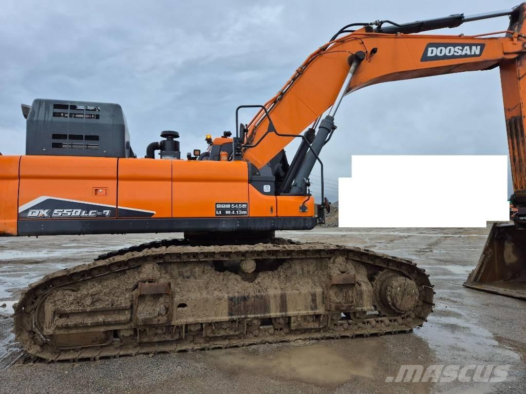 Doosan DX550LC-7 Gravemaskiner på larvebånd