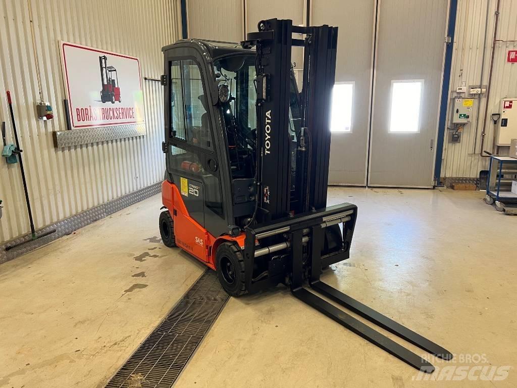 Toyota 8 FBMK 20 T El gaffeltrucks