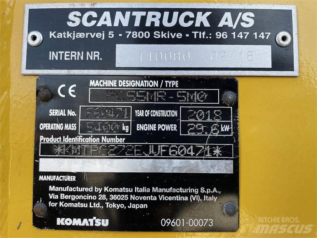 Komatsu PC55MR-5 Gravemaskiner på hjul