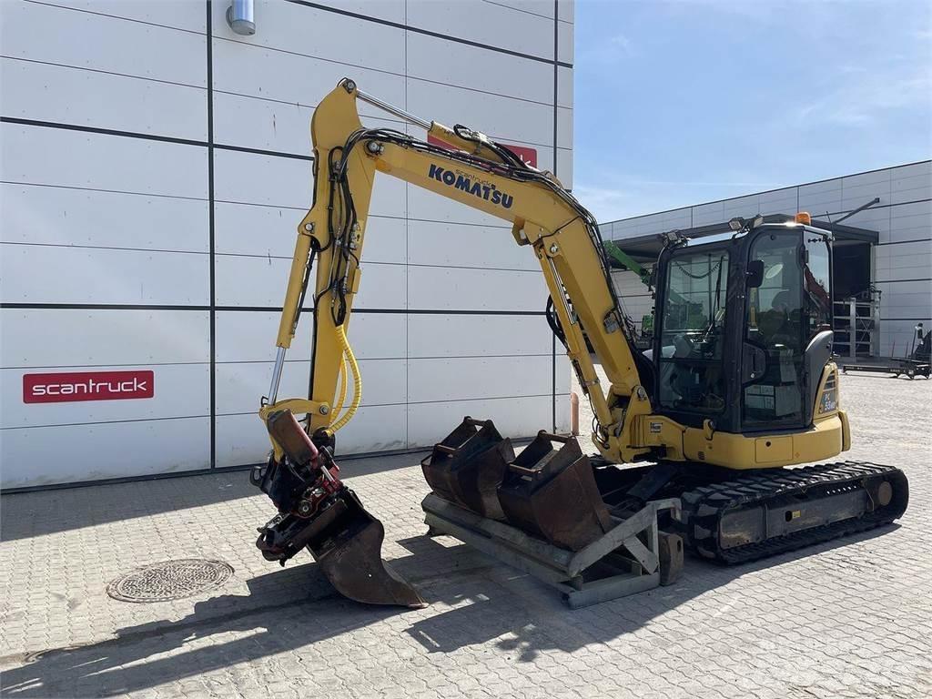 Komatsu PC55MR-5 Gravemaskiner på hjul