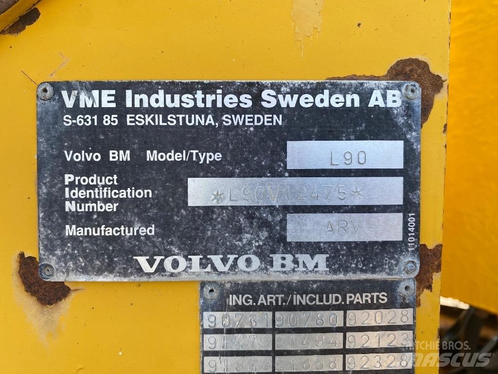 Volvo BM L 90 Læssemaskiner på hjul