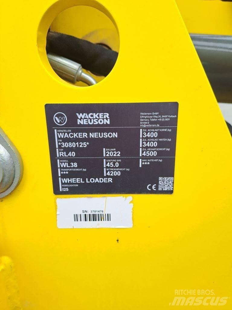Wacker Neuson WL38 Læssemaskiner på hjul