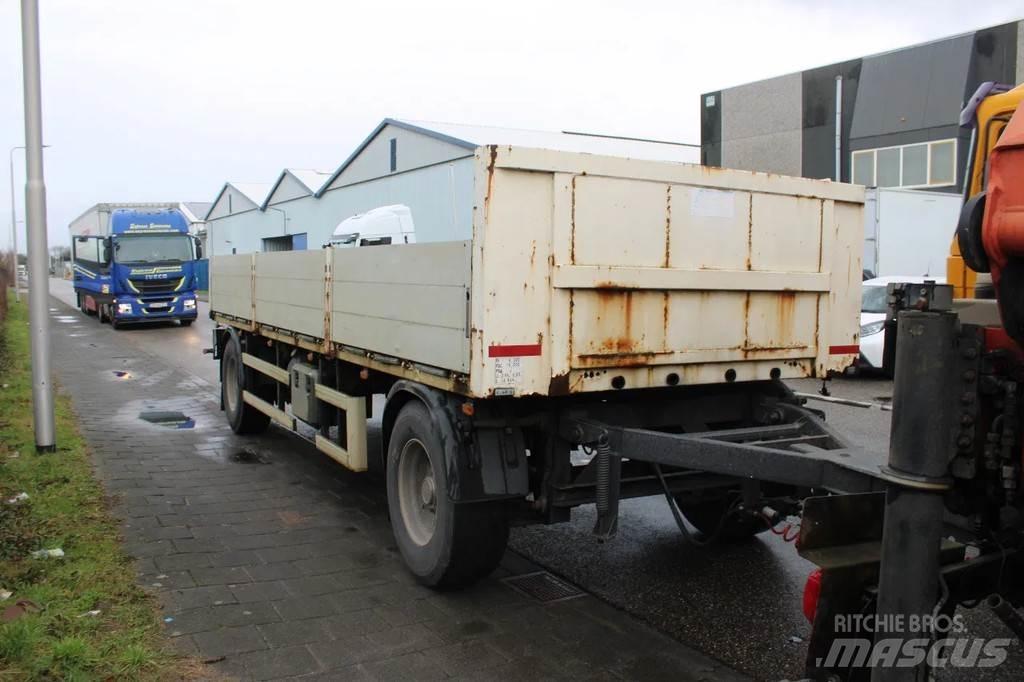 Lecitrailer + 2 AXEL Anhænger med lad/Flatbed