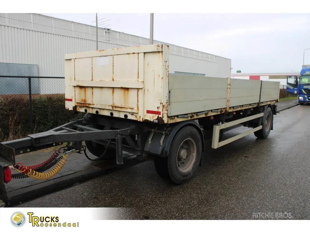Lecitrailer + 2 AXEL Anhænger med lad/Flatbed