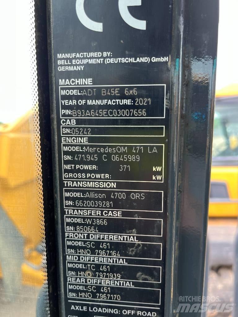 Bell B45E Terrængående lastbiler
