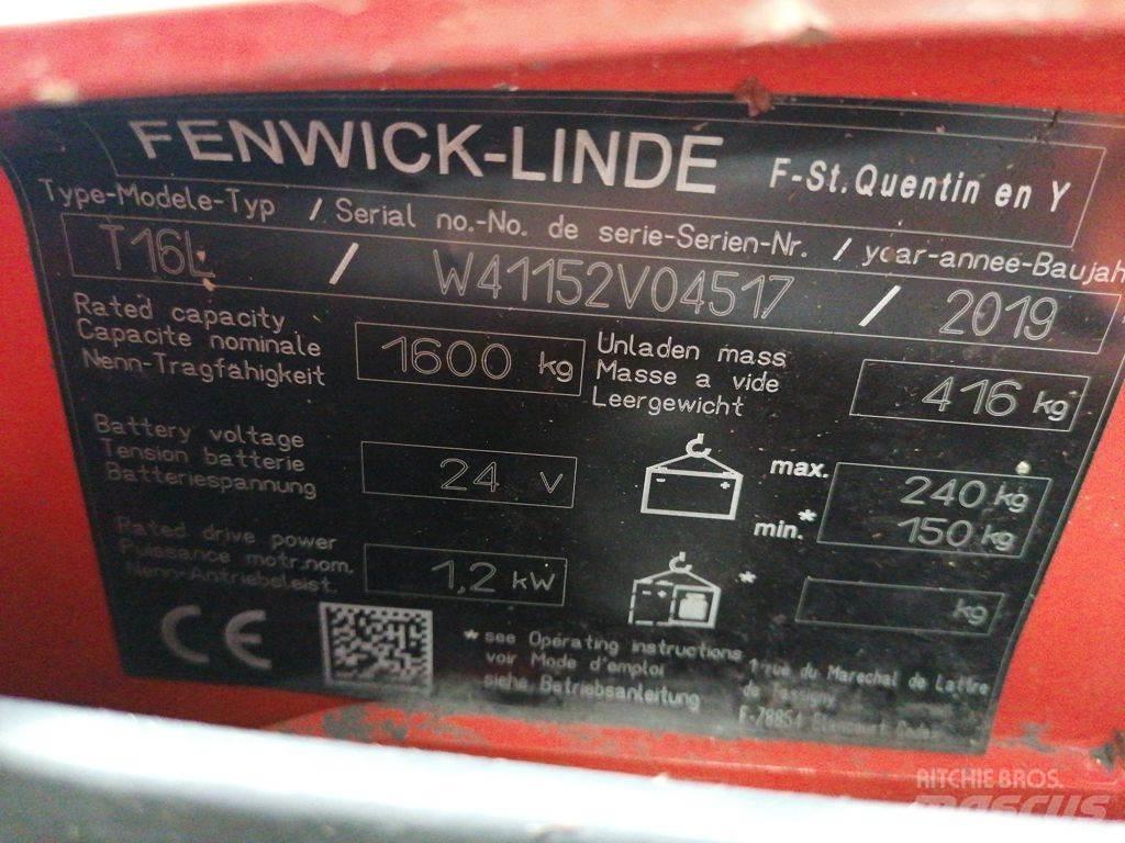Linde T16L El-palleløftere