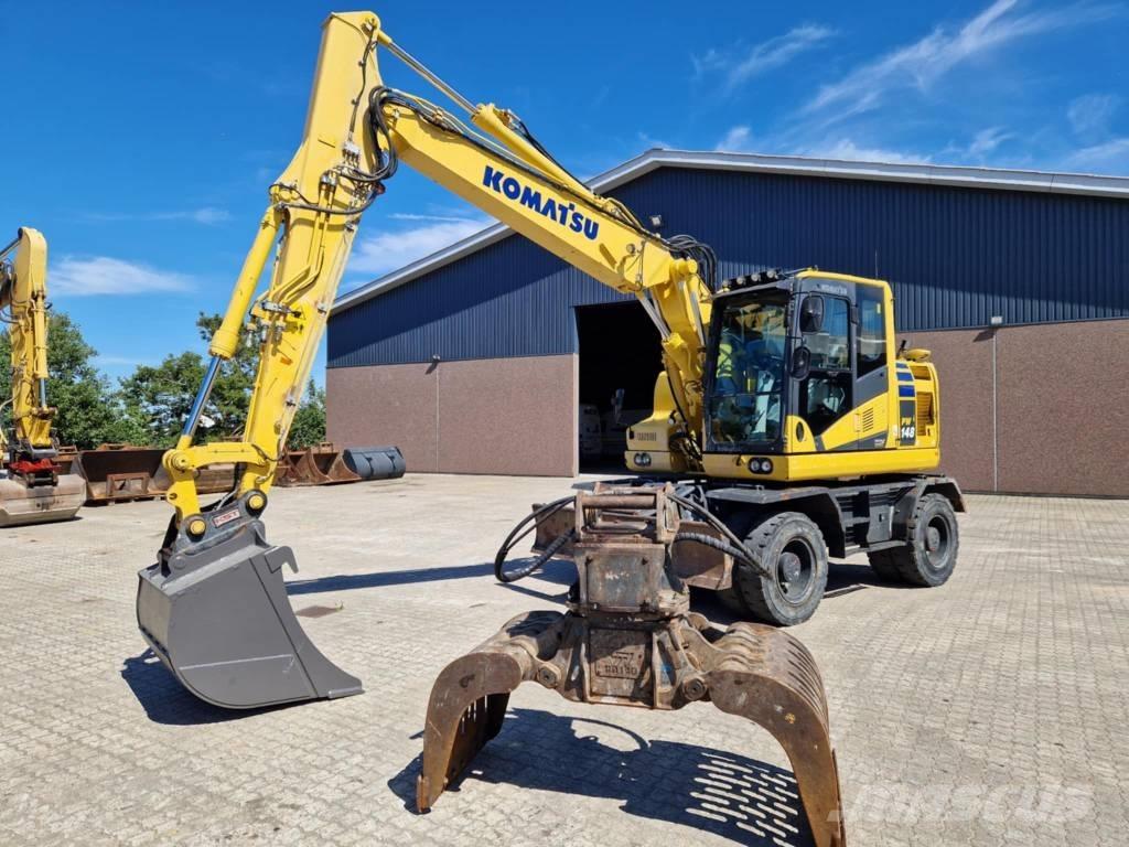Komatsu PW 148-11 Gravemaskiner på hjul