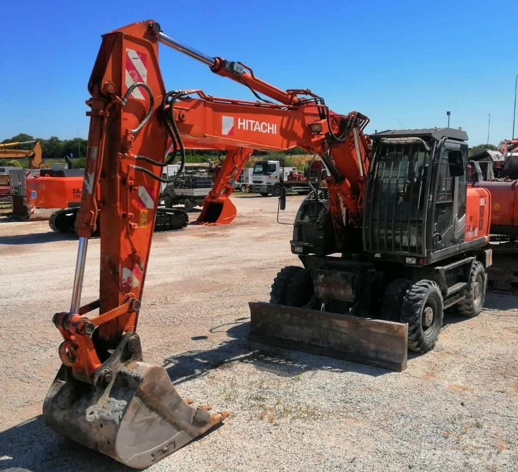 Hitachi ZX 170 W-3 Gravemaskiner på hjul