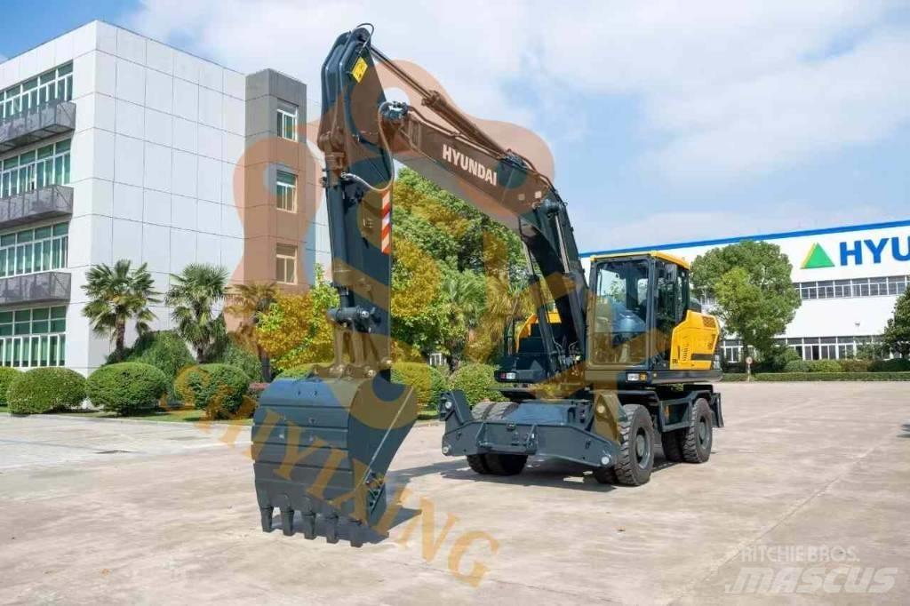 Hyundai HW210 Gravemaskiner på hjul