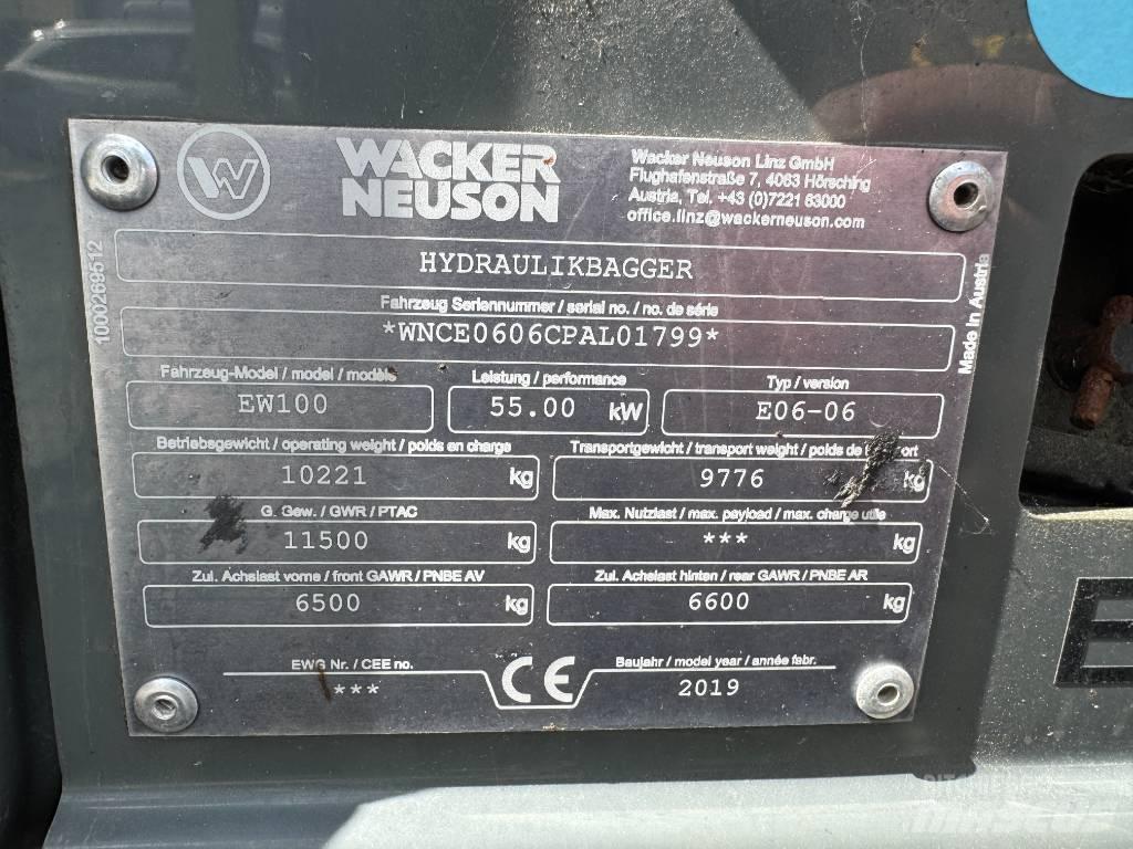 Wacker Neuson EW100 Gravemaskiner på hjul