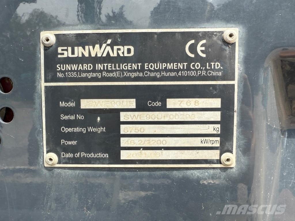 Sunward SWE 90 Midi-gravemaskiner 7t - 12t