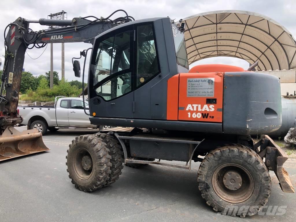 Atlas 160 WSR Gravemaskiner på hjul