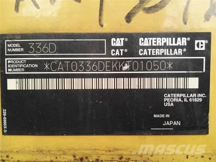 CAT 336 D Gravemaskiner på larvebånd