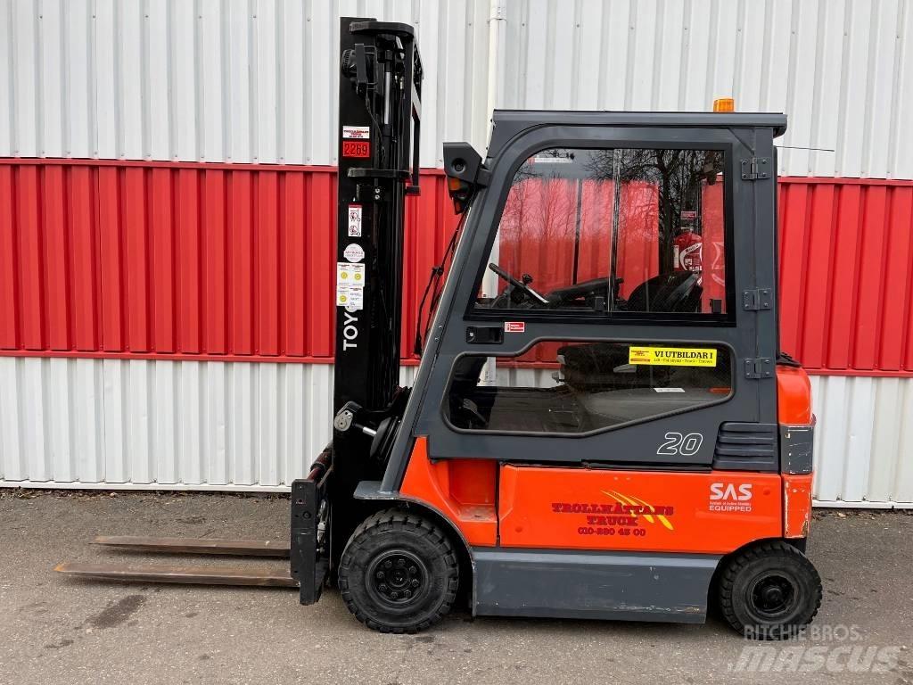 Toyota 7 FB MF 20 El gaffeltrucks