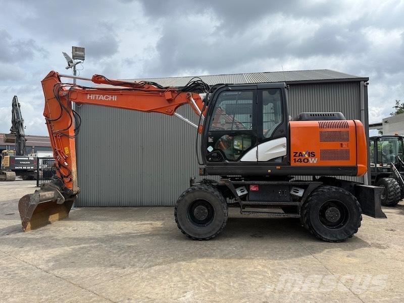 Hitachi ZX 140 W-5 Gravemaskiner på hjul