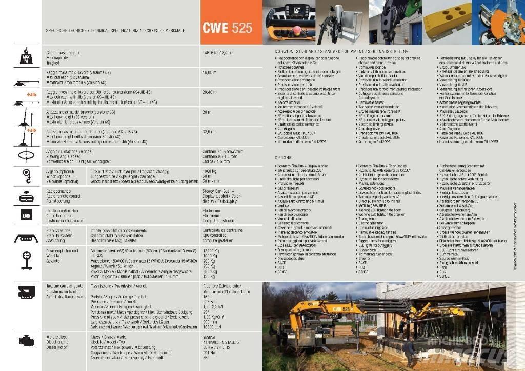 BG Lift CWE 525 Kraner på larvebånd