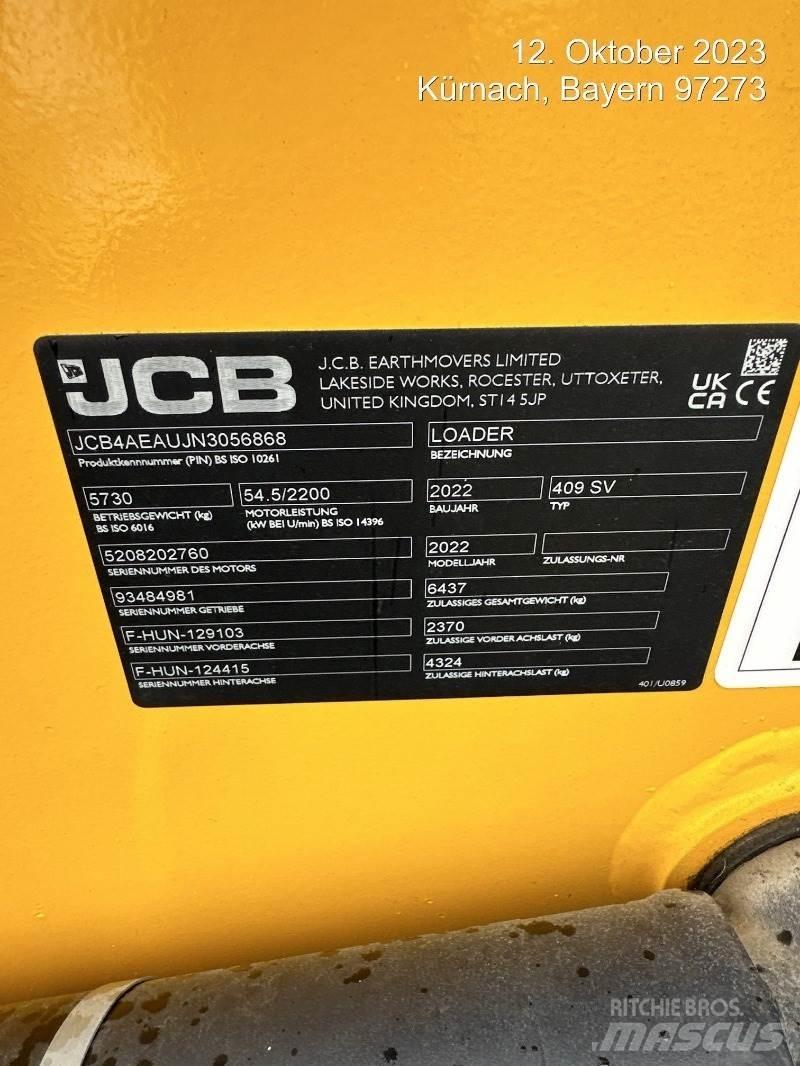 JCB 409 Læssemaskiner på hjul
