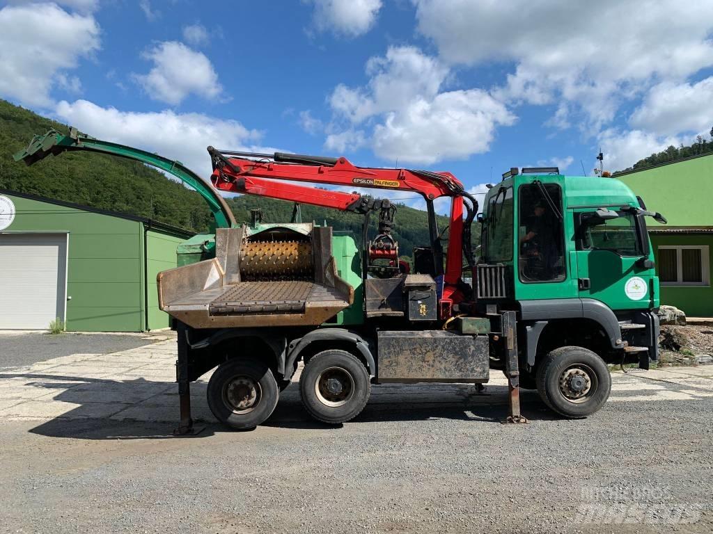 MAN - JENZ TGS 6x4 Flishuggere / neddelere