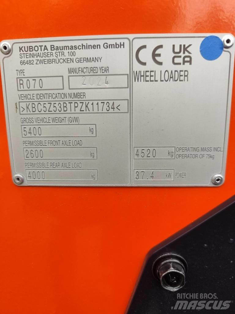 Kubota R 070 Læssemaskiner på hjul