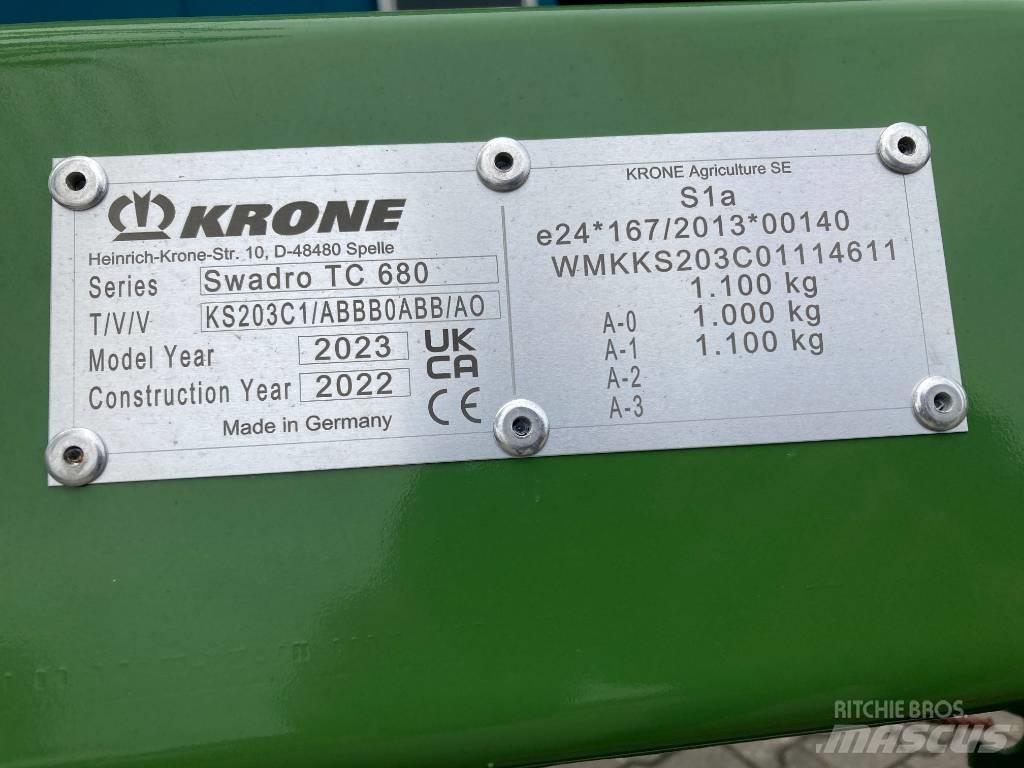 Krone Swadro TC 680 Hømaskiner