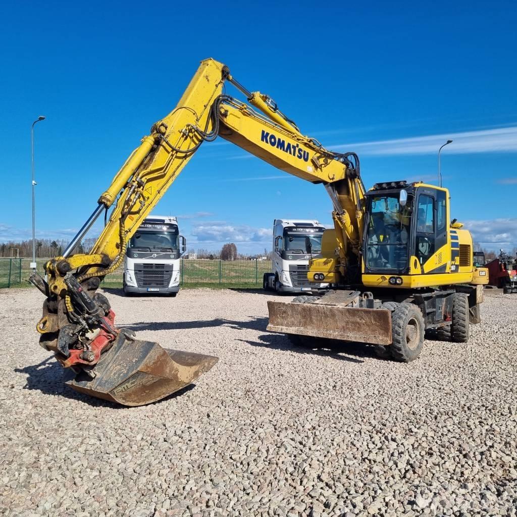 Komatsu PW160 - 11 Gravemaskiner på hjul