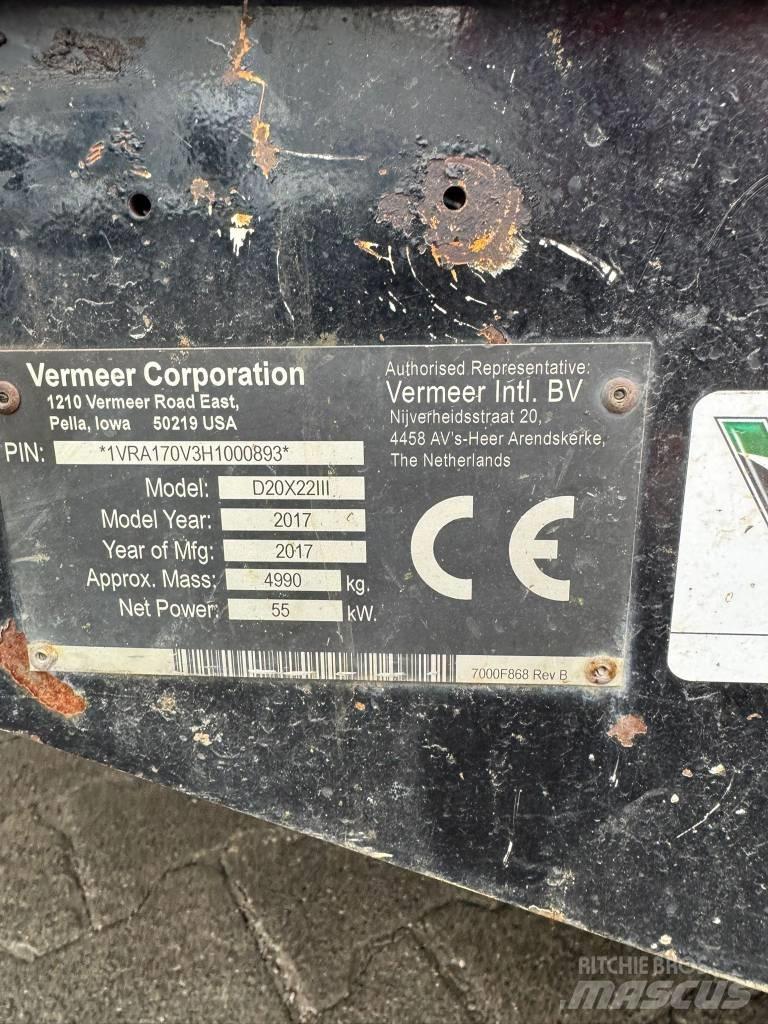 Vermeer D20x22SIII Horisontal retningsbestemt boreudstyr