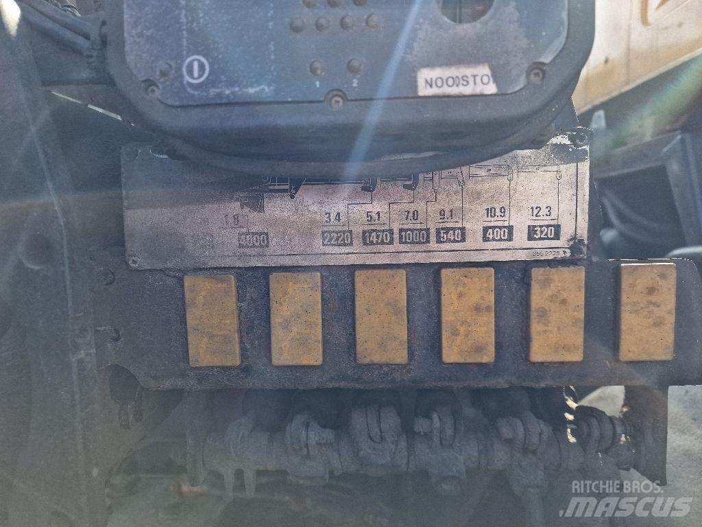 DAF 1700 TURBO Lastbiler med tip
