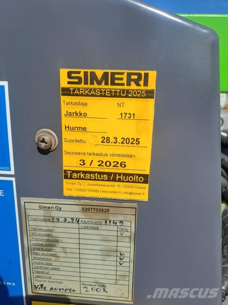 Leguan 125 Kompakte selvkørende bomlifte