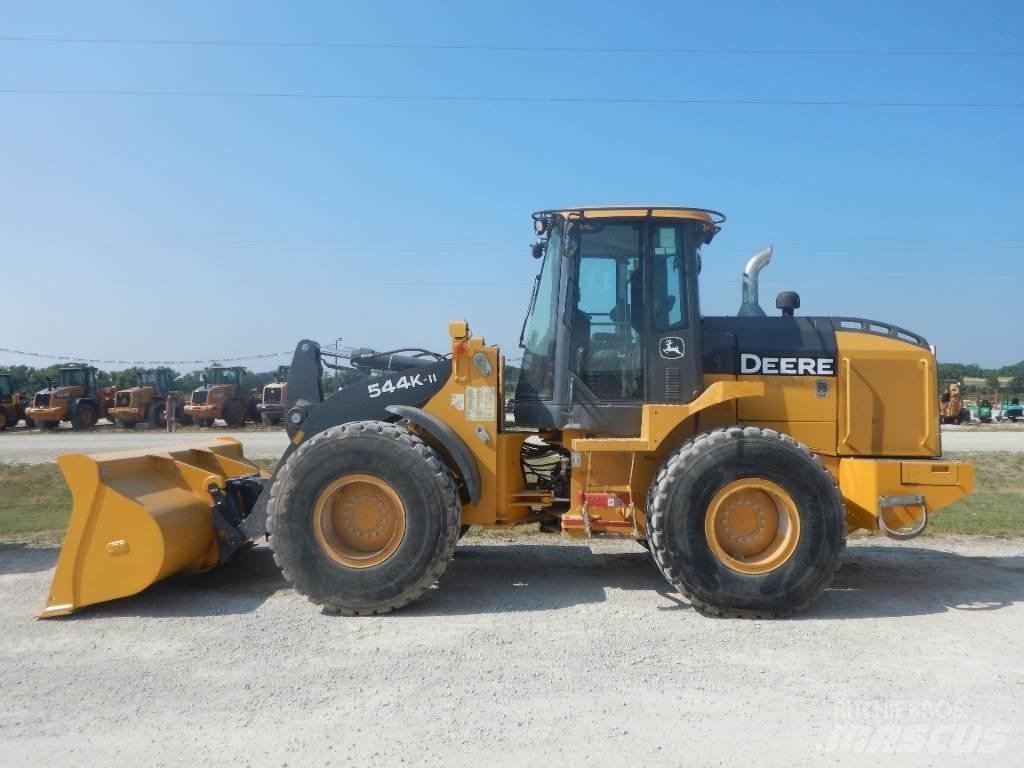 John Deere 544KII Læssemaskiner på hjul
