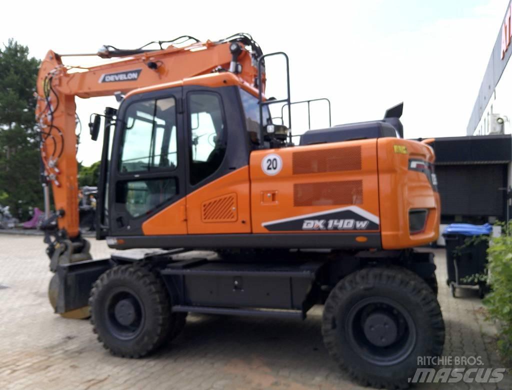 Doosan DX140W-7 Gravemaskiner på hjul
