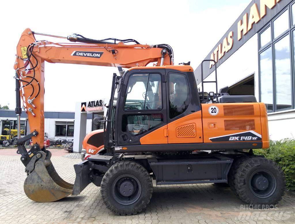 Doosan DX140W-7 Gravemaskiner på hjul