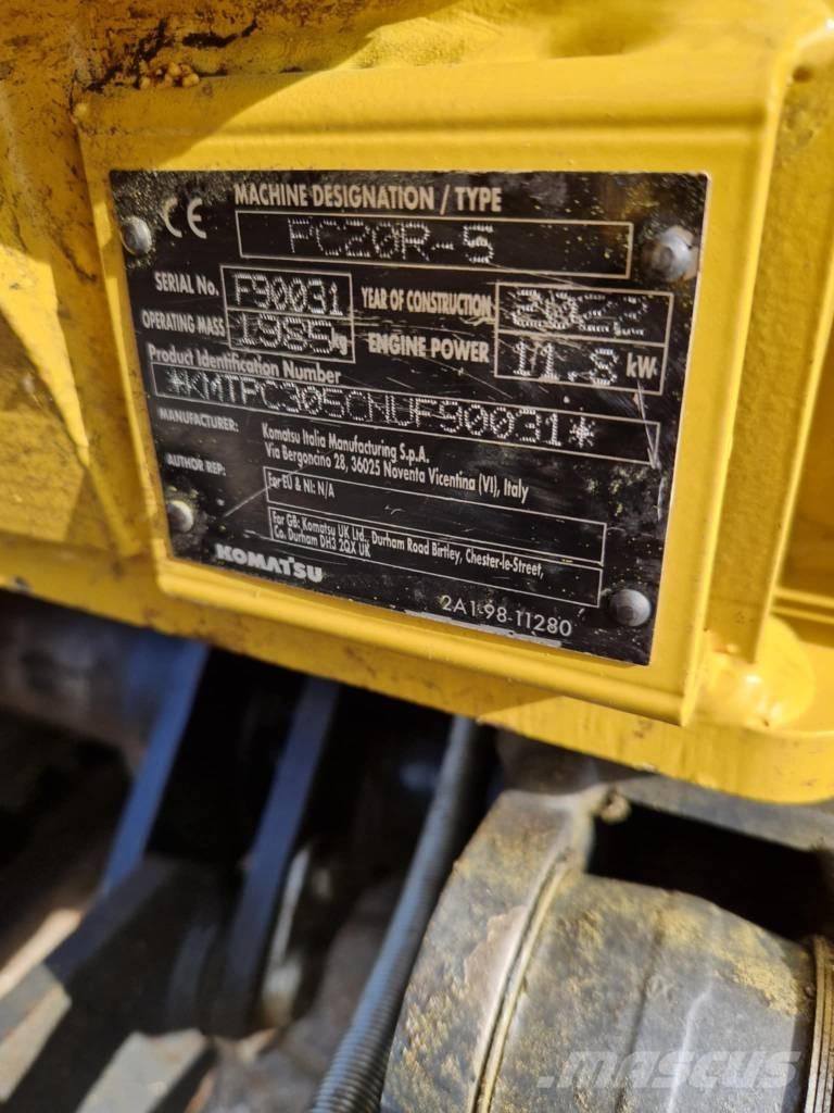 Komatsu PC 20 R-5 Minigravemaskiner