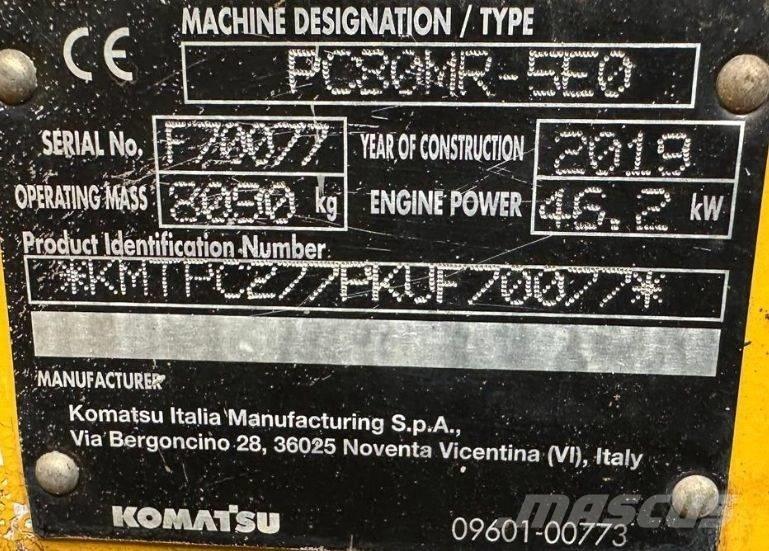 Komatsu PC 80 MR-5EO Midi-gravemaskiner 7t - 12t