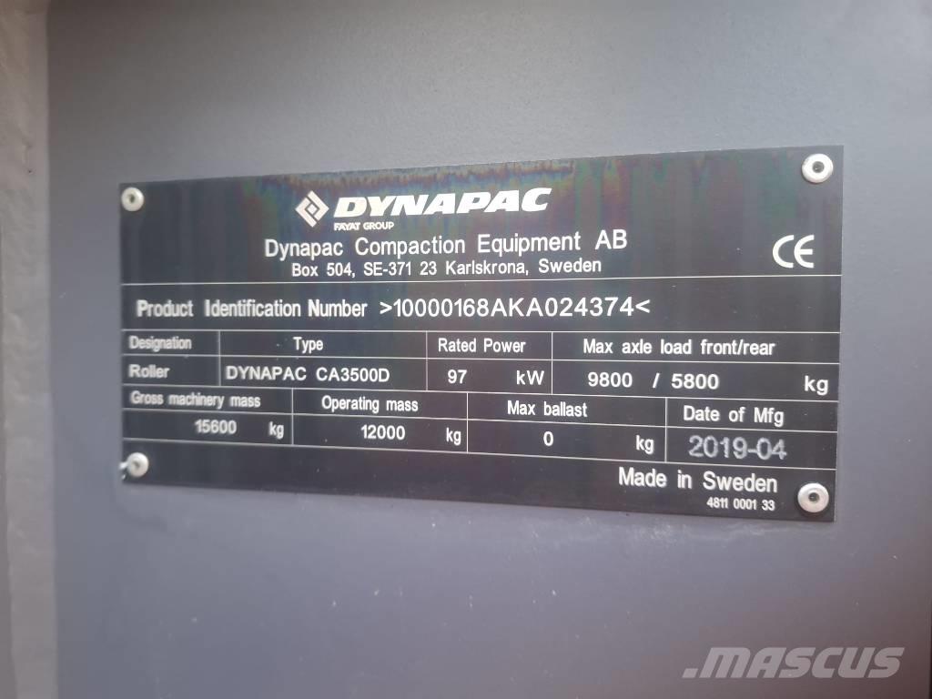 Dynapac CA 3500 D Enkelt tromle